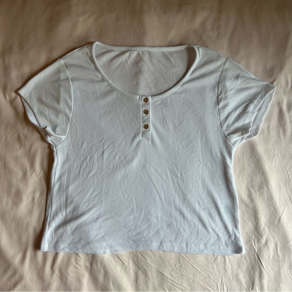 White Crop Top – Size Large